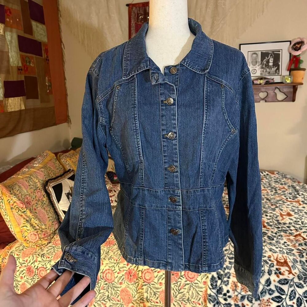 Vintage 90s BCI Clothing Denim Jacket with Pocket Details